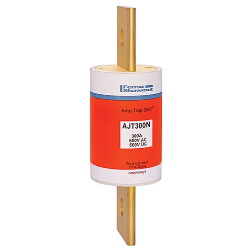 Mersen AJT300 300Amp 600V Time-Delay Fuse – Class AJT, Compact Design (Single Pack)